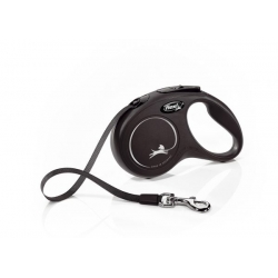 FLEXI NEW CLASSIC S CZARNA - 5M DO 15KG - TAŚMA